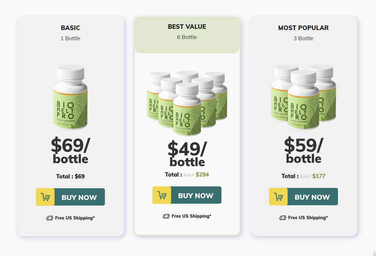 Bio Melt Pro best pricing